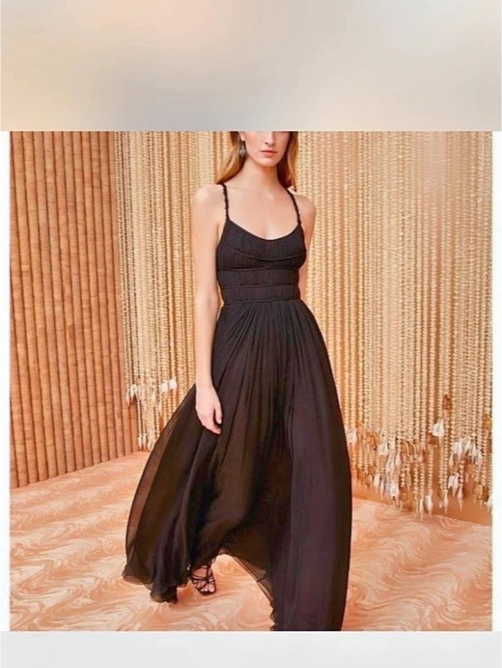 Ulla Johnson Rosie  Dress Black Maxi Dress